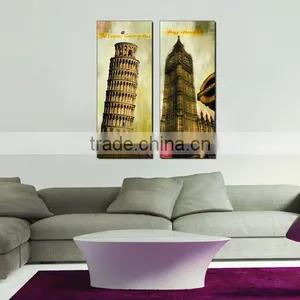 Frameless 2 Panels European Style Canvas Art Prints OM-008 thumbnail-1
