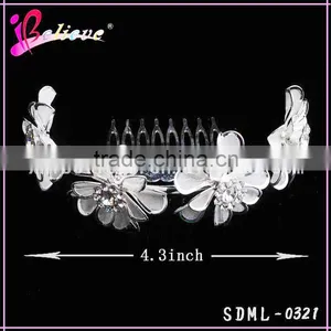 Wedding Hair Accessories Hot Selling Hair Jewelry Flower Girls Hair Combs thumbnail-1
