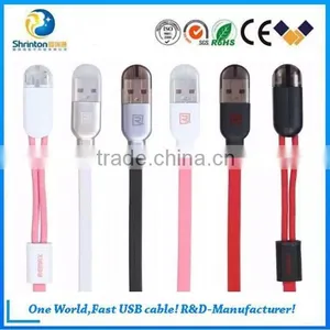 Top Selling 2in1 Usb Cable for Iphone 6 Usb Flex Cable thumbnail-1