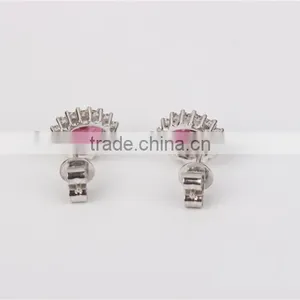 Latest Ladies Fashion Girl Earrings With Diamond Stone thumbnail-6