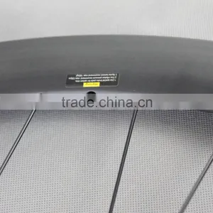 700c Carbon Wheelset 50mm Clincher Disc Brake Road /CX Wheelset no Brake Surface thumbnail-6