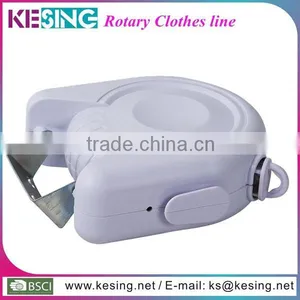 Plastic Wall Mounted Retractable Rotary Clothes Line thumbnail-1