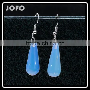 2016 New Factory Direct Natural Stone Opal Drop Earrings SMJ0153 thumbnail-1