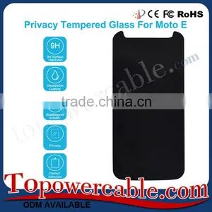 Manufacturing Premium Privacy Tempered Glass Phone Screen Protectors For Moto E Brands thumbnail-2