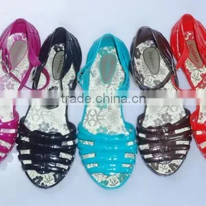 2015 Popular Design Pvc Crystal Kids And Ladies Sandals thumbnail-3