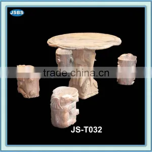 Hand Carved Garden Stone Tables and Chairs thumbnail-1