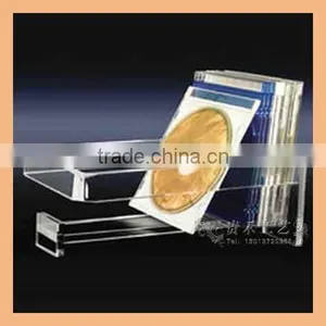 Transparent Color Customized Acrylic CD Display Rack for Home Furniture thumbnail-1