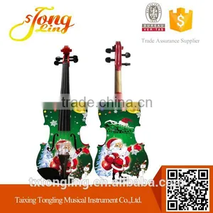 Christmas Theme Art Violin Style Popular Student Gift Violin thumbnail-1