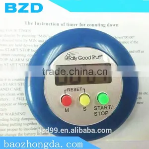 OEM/ODM Custom 999/30 Days Hours MinutesCountdown /Up Round ABS Plastic Timer With Clip & Magnet thumbnail-1