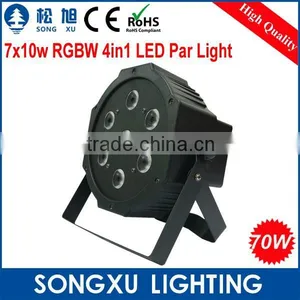 High Power Rgbw Stage Par Can 7x10w 4in1 Led Par Light Wedding Party Lighting Quality Choice thumbnail-3