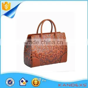 Professional Design Beautiful Elegance Style Genuine Leather Ladies Handbag thumbnail-1