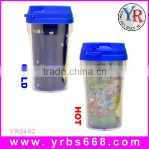 Wholesale Promotion Outdoor Travel Plastic Cups With Lid And Straw thumbnail-6