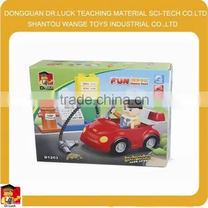Animals Cartoon Block Figure Bricks Supermark Play Set thumbnail-1