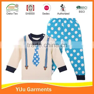 Hot Sale Good Combed Quality Kids Pajama Soft Kids Pajamas thumbnail-1