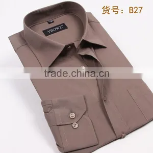 Wholesale Latest Shirt Designs for Men Slim Fit Shirt Man Linen Shirts thumbnail-3