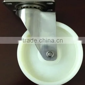 #304 Stainless Steel Casters With Derlin Bearing and Medium/Heavy Duty Wheel thumbnail-2