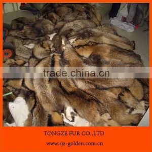 TOP Quality Plush Raccoon Fur Skin thumbnail-5