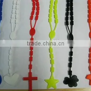 Hot Sales Charming New Style Giveaway Promotional Colorful Bead Silicone Necklace,silicone Baby Teething Necklace Wholesale thumbnail-1