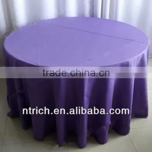 Anti-wrinkle Polyester Visa Table Cloth for Banquet Quality Choice thumbnail-1
