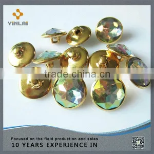 Standard Metal Rhinestone Button for Garment thumbnail-1