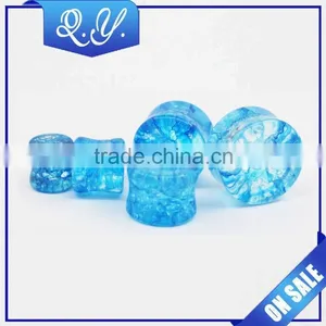 Charm Body Jewelry Transparent Stone Ear Expander Manufacture thumbnail-1