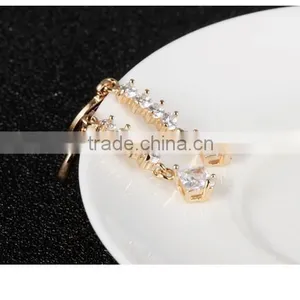 Cubic Zircon Ladies Jewelry Chain Design Earring thumbnail-4