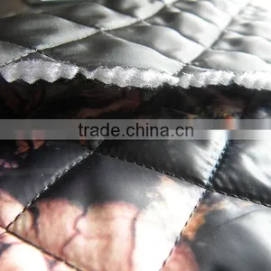 Printed Waterproof Winter Warm Double-faced Plaid Taffeta Quilting Fabric thumbnail-4