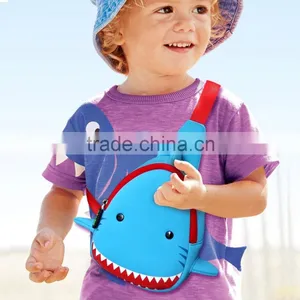 Wholesale Oem Bags Cute Shark School Bag Kid Backpack for Kindergarten Children China Manufacturer thumbnail-3