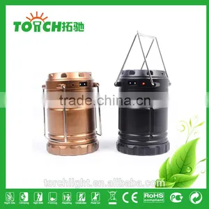 Multi Rechargeable LED Lantern Solar AA Battery and DC Charger Outdoor Cheap Camping Lamp Portable Barn Lantern thumbnail-4