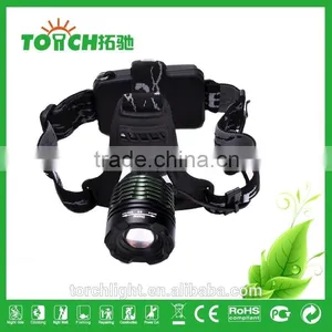 Zoomable Focus LED Headlamps Aluminum Alloy Rotate Headlights Tactical Searching Lamp Bicycle Hiking Lights LED Headlight thumbnail-2