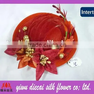Factory Supply Christmas Hair Fascinator Mini Top Hats thumbnail-1