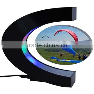 Top Floating Magnetic Rotating Photo Frame thumbnail-1