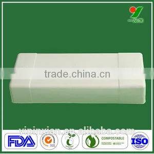 Dongguan Factory Supplier 100% Biodegradable Recycle White Compressed Molded Pulp Packaging thumbnail-1