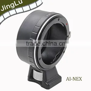 2015 New Lens Adapter With Tripod for Nik AI Mount Lens to NEX Body Camera thumbnail-1