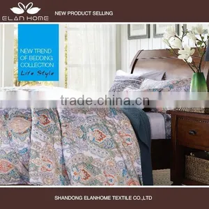 100% Cotton 133*72 40s*40s Luxury Reactive Printing Bed Linen thumbnail-1