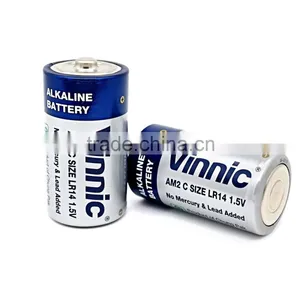 0% Mercury Alkaline Dry Battery Lr14 Csize Am2 thumbnail-1