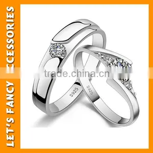 925 Sterling Silver Silver Ring Design Wholesale Wedding Ring PGRG0051 thumbnail-1