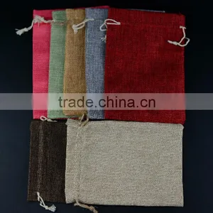 New Design Natural Jute Pouch With Cotton Rope China Supplier thumbnail-5