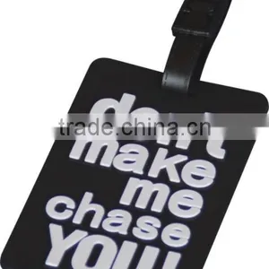 Embossed Custom Durable Plastic Soft Pvc Materail Wholesale Luggage Tags thumbnail-3
