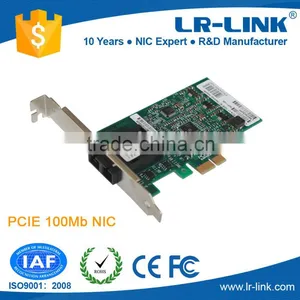 PCIe Intel 82574 Chipset PCI Express x1 100Mbps MM SC Port Fiber Optic Fast Ethernet PXE Types of Boot Room PCIe Lan Card Quality Choice thumbnail-1