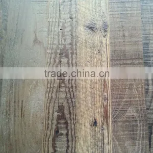Brown Oil Recycled Pine Wood Flooring Reclaimed Surface Design thumbnail-5