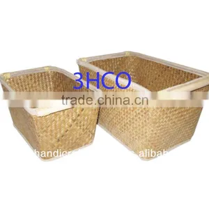 2015 New Product Palm Leaf Basket For Home Decoration And Furniture thumbnail-1