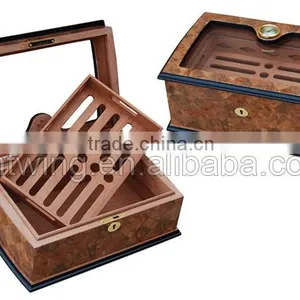 Premium Handmade Humidors With Cedar Wood Cigar Box thumbnail-3