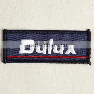 Damask Woven Label With Overlocked Embroidery for Girls' Bell Bottom Pants thumbnail-2