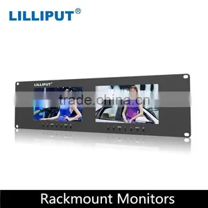 Lilliput RM-7024 - 3U Dual VGA Rackmount Monitors thumbnail-1