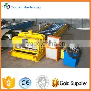 China Wall and Roof Forming Machinery Arc Machines Roll Forming Machine Steel Roof Forming Machine Deck Roll Forming for Sale thumbnail-1