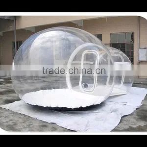 Outdoor Factory Direct Hot Sale Durable Fashion Cheap Pvc Camping Inflatable Bubble Tent Transparent thumbnail-1