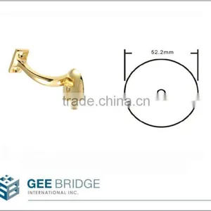 0205214 Zinc Die Cast Wall Mounted Connector Handrail Support Holder Bracket thumbnail-1