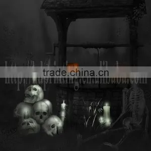 Halloween Decoration Picture Led Light Printed Canvas Art thumbnail-1