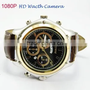 Waterproof Leather HD 1920 x 1080P 4GB Hidden Camera Watch DVR thumbnail-2